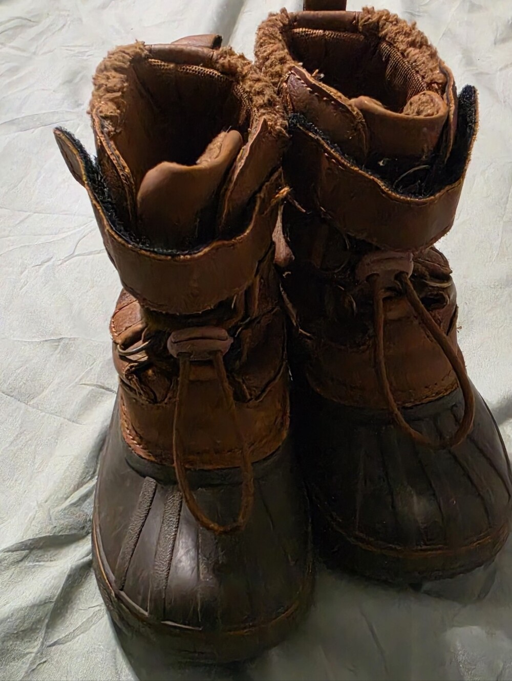 Tamarack Kids Brown Waterproof Winter Boots - Sturdy Outdoor Snow Boot